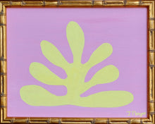 Load image into Gallery viewer, Yellow Seaweed on Pink, 11 x 14