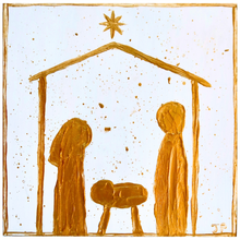Load image into Gallery viewer, Nativity Shelf Sitter, 6 x 6