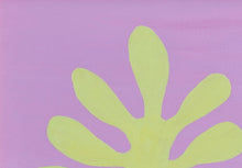Load image into Gallery viewer, Yellow Seaweed on Pink, 11 x 14