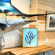 Load image into Gallery viewer, Blue Seaweed on Blue, 16 x 20