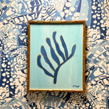 Load image into Gallery viewer, Blue Seaweed on Blue, 16 x 20