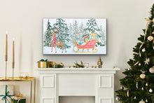 Load image into Gallery viewer, Santa's Reindeer, Digital TV Art Download