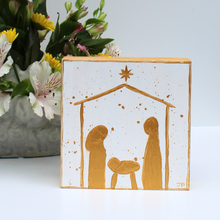 Load image into Gallery viewer, Nativity Shelf Sitter, 6 x 6