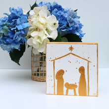 Load image into Gallery viewer, Nativity Shelf Sitter, 6 x 6