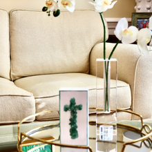 Load image into Gallery viewer, Green Aventurine Cross, 3 x 6 x 1 5/8