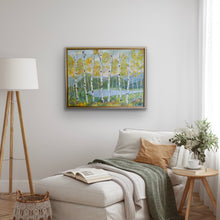 Load image into Gallery viewer, Birches by the Lake, 18 x 24