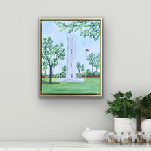 Load image into Gallery viewer, NC State University Bell Tower, 11 x 14