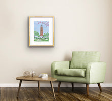 Load image into Gallery viewer, UA Denny Chimes, Giclee Art Print