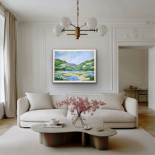 Load image into Gallery viewer, Spring in the Valley, Abstract Landscape Art Print