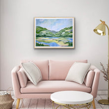 Load image into Gallery viewer, Spring in the Valley, Abstract Landscape Art Print