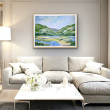 Load image into Gallery viewer, Spring in the Valley, Abstract Landscape Art Print