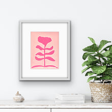 Load image into Gallery viewer, Pink on Pink Botanical I