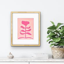 Load image into Gallery viewer, Pink on Pink Botanical I
