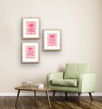 Load image into Gallery viewer, Pink on Pink Botanical II
