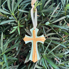 Load image into Gallery viewer, Green Cross Ornament