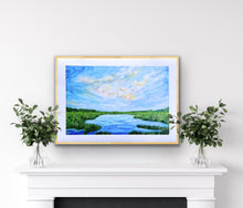 Load image into Gallery viewer, Tranquility, Giclee Coastal Abstract Landscape Art Print