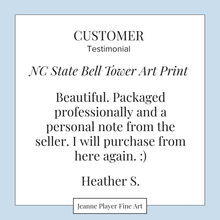 Load image into Gallery viewer, NC State Bell Tower, Giclee Art Print