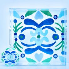 Load image into Gallery viewer, Nantucket Acrylic Tray Insert / Placemat, 12 x 12