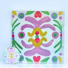 Load image into Gallery viewer, Palm Beach Acrylic Tray Insert / Placemat, 12 x 12