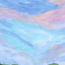 Load image into Gallery viewer, Contemporary marsh landscape art featuring painterly texture and tranquil coastal-inspired colors.