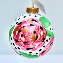 Load image into Gallery viewer, Red Floral Ornament
