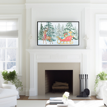 Load image into Gallery viewer, Santa's Reindeer, Digital Samsung TV Art Download