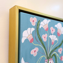 Load image into Gallery viewer, Feminine floral wall art for living room or bedroom décor.