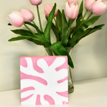 Load image into Gallery viewer, White Coral on Pink, 6 x 6