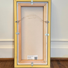 Load image into Gallery viewer, Luxury colorful heart wall art featuring five hearts symbolizing family and connection.
Modern acrylic heart painting in a gold float frame ready to hang in sophisticated interiors.