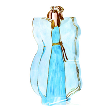 Load image into Gallery viewer, Blue angel acrylic block gift idea for baptisms, Christenings, Easter, Christmas, or inspirational Christian celebrations.