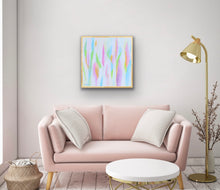 Load image into Gallery viewer, Bright summer-inspired abstract wall art print adding a cheerful pop of color to a modern interior.