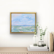 Load image into Gallery viewer, Modern coastal abstract art by Jeanne Player inspired by the peaceful feeling of being on the beach, perfect for colorful coastal home interiors and beach-inspired décor.