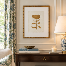Load image into Gallery viewer, stylish and chic gold botanical on paper.