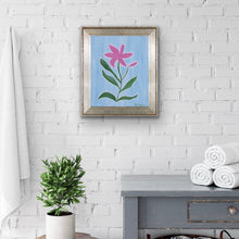 Load image into Gallery viewer, Vertical floral wall decor print perfect for bedroom styling, nursery rooms, and modern southern home interiors.