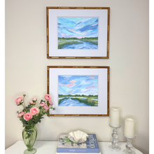 Load image into Gallery viewer, Contemporary coastal wall art inspired by Southern marsh landscapes and peaceful waterfront scenery.