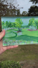 Load and play video in Gallery viewer, Pinehurst No 2 Acrylic Block Art
