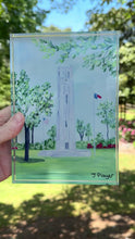 Load and play video in Gallery viewer, NC State Memorial Bell Tower Acrylic Block Art
