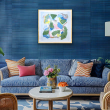 Load image into Gallery viewer, Modern botanical-inspired giclée print with expressive shapes and layered contemporary texture.