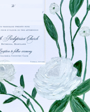 Load image into Gallery viewer, Custom Hand-Painted Wedding Mat | Heirloom Wedding Keepsake Art