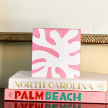 Load image into Gallery viewer, White Coral on Pink, 6 x 6