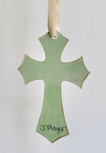 Load image into Gallery viewer, Green Cross Ornament