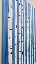 Load image into Gallery viewer, Blue Birches, 22 x 28