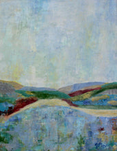 Load image into Gallery viewer, Blue Dawn, 14 x 18 x 1.5 - Jeanne Player Fine Art