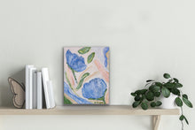 Load image into Gallery viewer, Blue Floral, 8 x 10 x 1.5