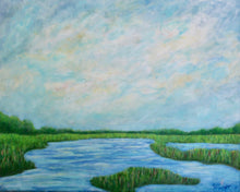 Load image into Gallery viewer, Wetlands, 16 x 20 x .5 - Jeanne Player Fine Art