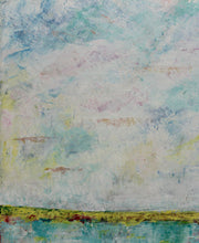 Load image into Gallery viewer, Aqua, 12 x 12 x .5 - Jeanne Player Fine Art