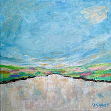 Load image into Gallery viewer, Sand and Sky, 12 x 12 x 1.5 - Jeanne Player Fine Art