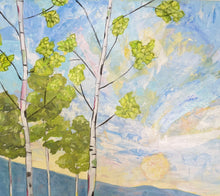 Load image into Gallery viewer, Meadow Sunset, 30 x 40 x 1.5 - Jeanne Player Fine Art