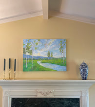 Load image into Gallery viewer, Meadow Sunset, 30 x 40 x 1.5 - Jeanne Player Fine Art