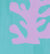 Load image into Gallery viewer, Pink Seaweed on Green, 11 x 14
